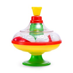 Юла с шариками в сетке