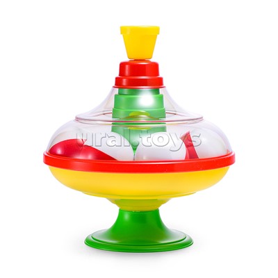 Юла с шариками в сетке