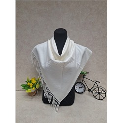 Платок из кашемира, цвет молочный