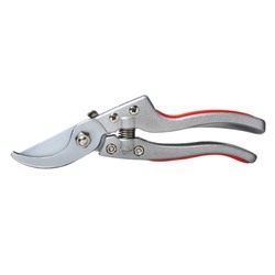 Секатор плоскостной, 8.6" (22 см), с металлическими ручками, Greengo