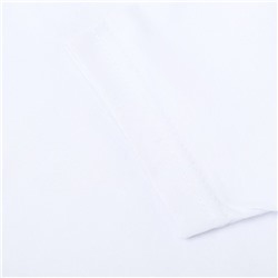 Футболка детская однотонная, белая, рост 152 см