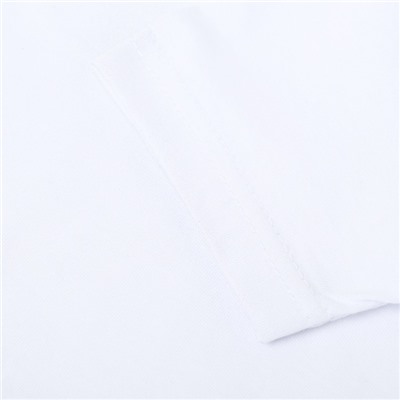 Футболка детская однотонная, белая, рост 152 см