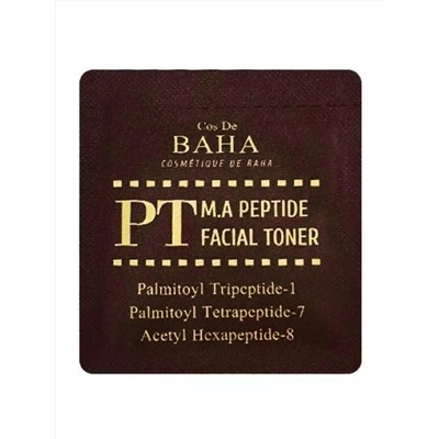 Cos De BAHA Пептидный тонер для лица с матриксилом и аргирелином / M.A. Peptide Facial Toner Sample (PT), 1,5 мл 27890