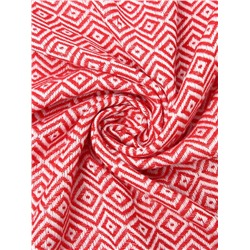 Плед с кисточками «Этель» East, 100×180 см, красный