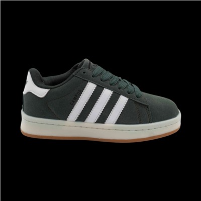 Кроссовки на меху 6335А-5 зеленые