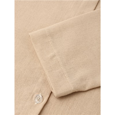 Рубашка для девочки MINAKU, бежевая, рост 128 см