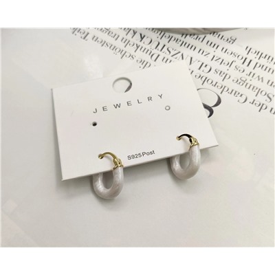 Серьги с эмалью