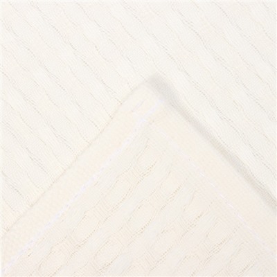 Набор кухонных полотенец «Доляна», белый, 35×60 см - 4 шт., 100% хл, вафля 220 г/м²