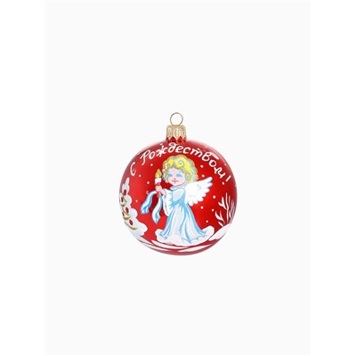 Ёлочный шар «Рождественская сказка» новогодний, d=8.5 см, МИКС