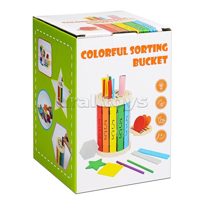 Игра развивающая "Цветной сортер"
