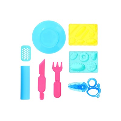 Набор для игры с мягким пластилином «Милая Лама», 6 баночек с массой для лепки, 2 формы