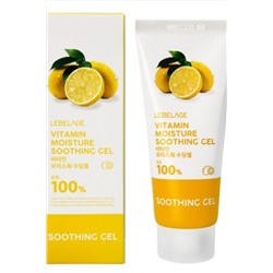Lebelage Успокаивающий гель с витаминами / Vitamin Moisture Purity 100% Soothing Gel, 100 мл KRISTALLER, 1109325