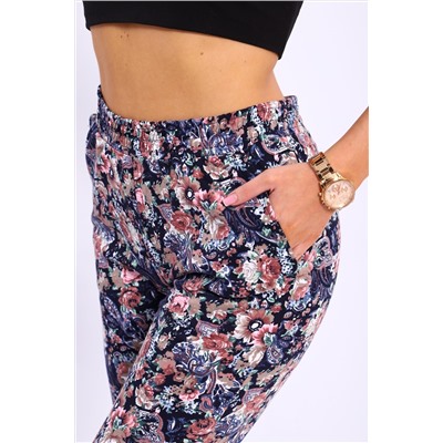 Бриджи с цветочным узором Бр-2 НАТАЛИ, 1134733