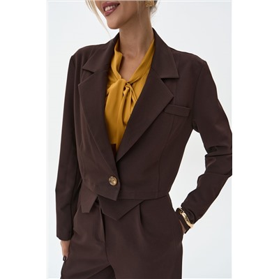 Пиджак Элиза (шоколадный)
