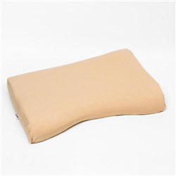 Подушка ортопедическая НТ-ПС-07 «Массажная», для взрослых, с эффектом памяти и выемкой под плечо, 55×36 см, валики 10/7 см