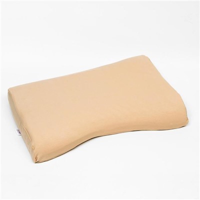 Подушка ортопедическая НТ-ПС-07 «Массажная», для взрослых, с эффектом памяти и выемкой под плечо, 55×36 см, валики 10/7 см