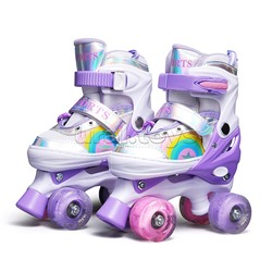 Ролики детские, размер S, 4 колеса (цвет фиолетовый)