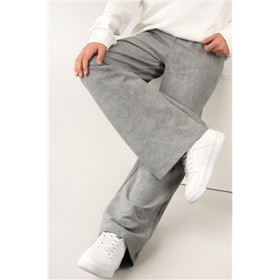 Брюки палаццо из футера для девочки Happyfox