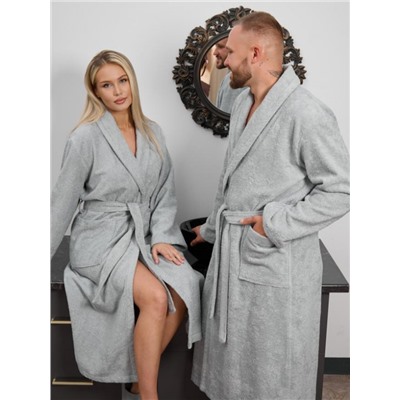 Халат женский Комфорт-3 (Светло-серый)