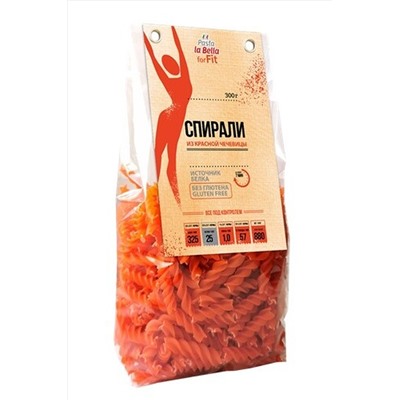 Спирали fotFIT из красной чечевицы 300г ЭКОПРОДУКТЫ, 1190210