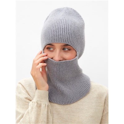 Балаклава женская MINAKU, размер one size 52-58, серая