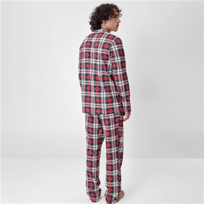 Пижама мужская KAFTAN Christmas time, размер 54