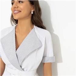 Брючный костюм с карманами, Прогулки по Монмартру (grey, 2 в 1, с поясом)