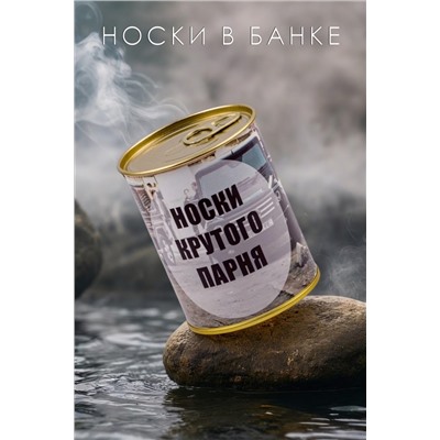 Носки стандарт в банке №GL1717 Носки крутого парня НАТАЛИ, 1089227