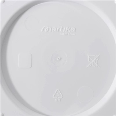 Горшок для цветов с поддоном «Флориана», 2.8 л, d=20 см, h=18.2 см, белый