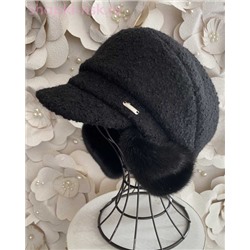 Фантазия букле мех.норка Кепка женская флис (56-58)