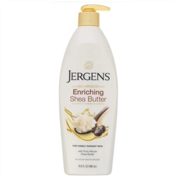 Jergens, Enriching Shea Butter, увлажняющий лосьон с маслом ши, 496 мл