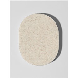 Спонж для умывания «Умывашка», 11×8×2 см, бежевый