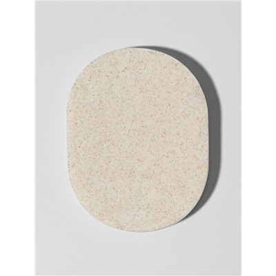 Спонж для умывания «Умывашка», 11×8×2 см, бежевый