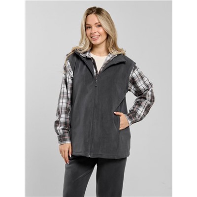 Толстовка (жилетка) Блик-3 (Графитовый)