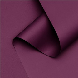Пленка для цветов и букетов, тонированная, матовая, пурпур пастель, 0.5×10 м ±1 см, 65 мкм