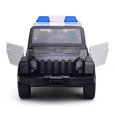 Конструктор "Полицейская машина" (свет/звук) в коробке