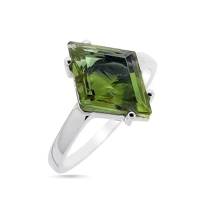 Кольцо из серебра султанит, Кателина