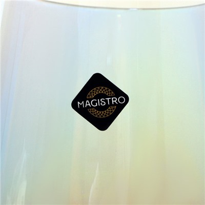 Стакан Magistro «Иллюзия», 450 мл, стекло, перламутровый