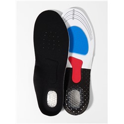 Стельки для обуви, универсальные, спортивные, дышащие, р-р RU до 41 (р-р Пр-ля до 40), 26.5 см, пара, чёрные