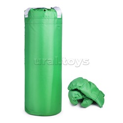 Набор детский игровой (перчатки, груша 70 см.) Оксфорд (салатовый)