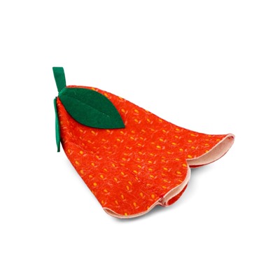 Шапка для бани и сауны «Клубничка», полиэфир 70%, шерсть 30%