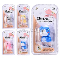 Игрушечные часы, на батарейках (цвет в ассортименте) на листе