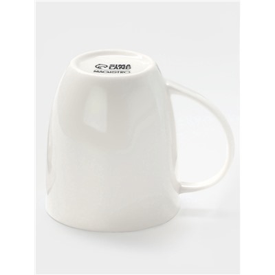 Кружки Magisto English tea party, 435 мл, набор 2 шт., фарфор, белые