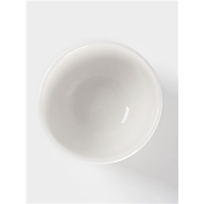 Соусник Доляна White Label, 120 мл, d=7 см, фарфор, белый