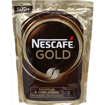 Nescafe. Gold 500 гр. мягкая упаковка