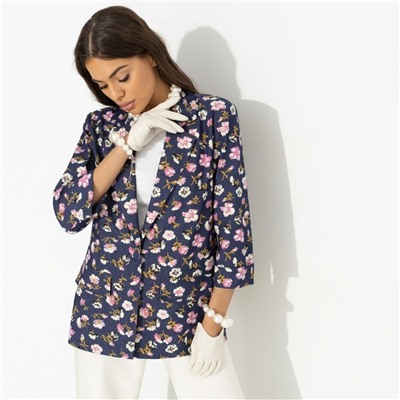 Жакет прямого силуэта, Всемирное признание (blue)