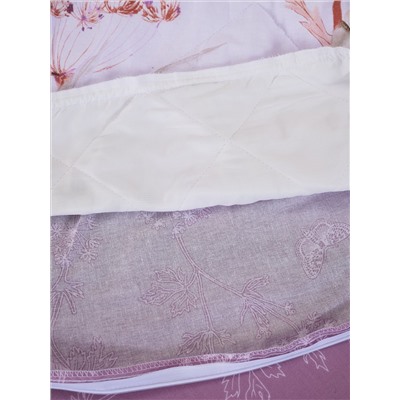 Постельное белье зима-лето из поплина с простыней на резинке - Виталина