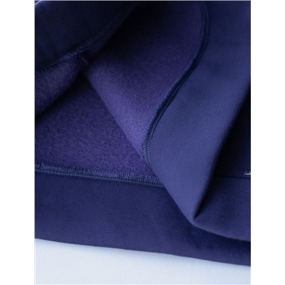 Худи среднего объема из эластичного футера трехнитики c начесом