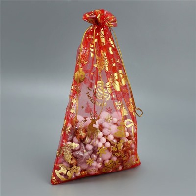 Мешочек подарочный органза «Аромат праздника», 20×30 см ± 1.5 см