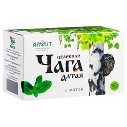 Чага Алтая с мятой 20 ф/п.